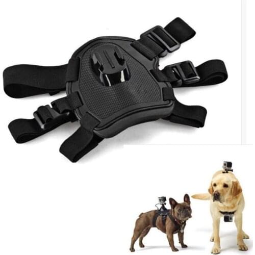1Pcs Adjustable Dog Harness Chest Strap Mount Action Camera Strap Holder Action Base GoPro Hero Sports Camera Accessories
