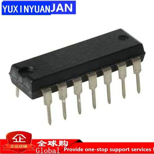 10pcs/lot SN74HC125N DIP14 SN74HC125 DIP 74HC125N 74HC125 DIP-14 MC74HC125AN