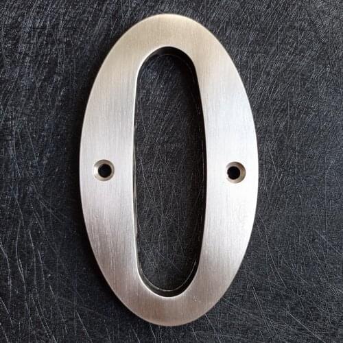 15 cm Big Satin Nick House Number Floating Sign Modern Door Numbers Building Signage Outdoor Huisnummer Numeros Casa Address