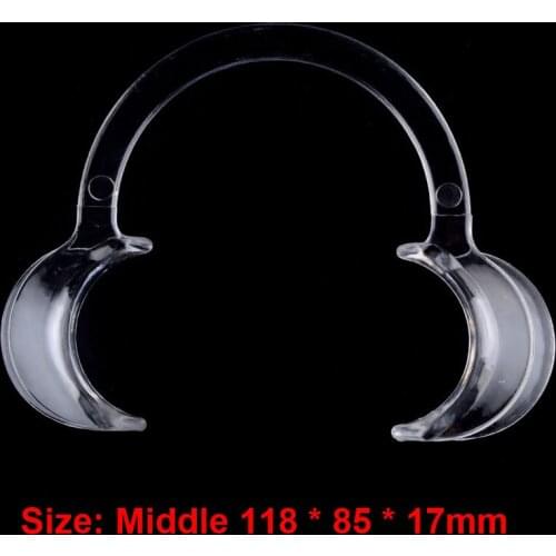 20 PCS C-Shape Dental Intraoral Mouth Openers Teeth Whitening Lip/Cheek Retractors Middle Size