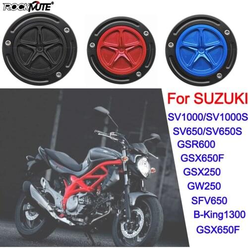 Motorcycle Accessories CNC Gas Fuel Tank Cap Cove For SUZUKI SV650 SV650S SV1000 SV1000S GSR600 GSR750 GSX650F GSX250 GW250