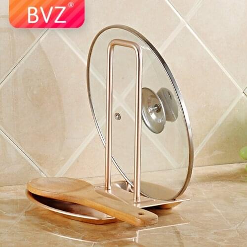 BVZ Soup Spoon Rests Pan Pot Cover Lid Rack Stand Spoon Holder Stove Organizer Storage Kitchen Accessories