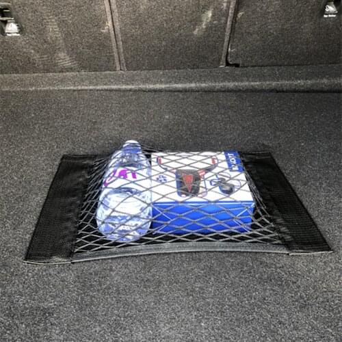 Car Back Rear Trunk Seat Elastic Sticker Bag Network For Hyundai tucson passat peugeot 3008 dacia duster mitsubishi lancer asx