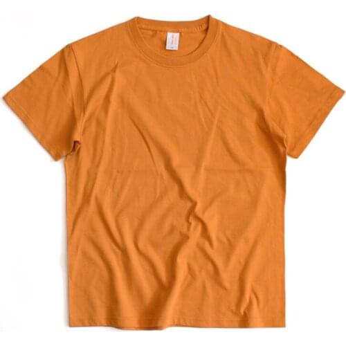 Mens Casual T-Shirt O-Neck Solid Color Male T-Shirts Slim Fit Cotton Short Sleeve T Shirt Unisex Tops & Tees