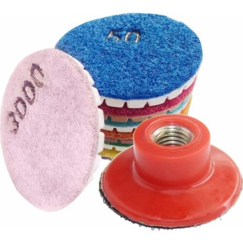 Flexible Wet Polishing Pad 2 Inch 50mm Diamond Abrasive Disc Wheel Polishing Grinding Tools