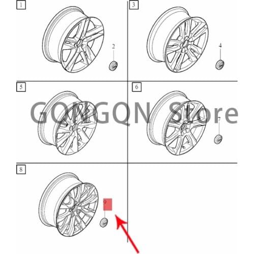 GQN Wheel Covers