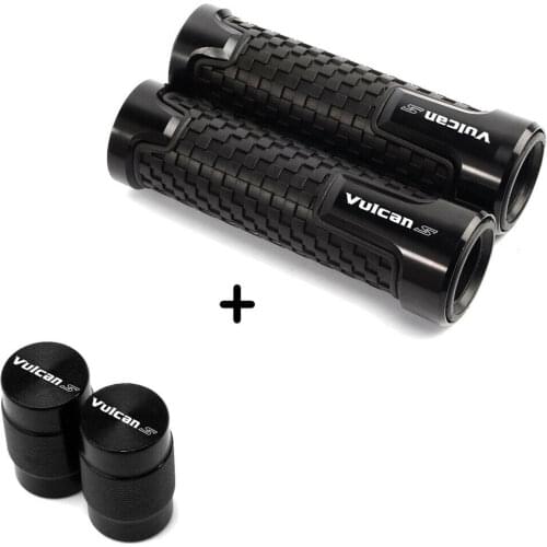 Motorcycle Wheel Tire Valve caps & Handlebar Grips Foe KAWASAKI Vulcan S 650 VN