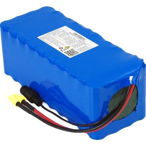 AriCore 36V 10S4P 12Ah 42V 18650 Strip lithium ion battery pack For ebike electric car bicycle motor scooter with 20A BMS 600Wa