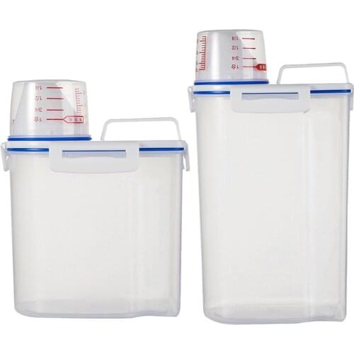 Pet Dog Cat Food Storage Bucket Dispenser Large Capacity Tank Moisture Proof Anti Oxidation Animal Feeder Box Sealed Container