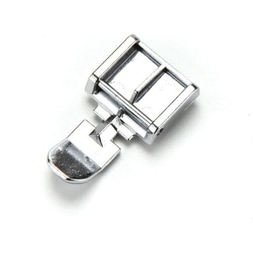1 Pcs 2 Sides Metal Zipper Presser Foot Feet For Snap-on Sewing Machine Brother Singer Janome Sewing Accessory Sliver