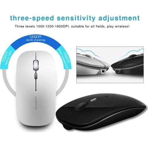 M815 Rechargeable 2.4 G Wireless Bluetooth Dual Mode Mouse Office Mute Laptop Unlimited Gaming Ultrathin Mouse