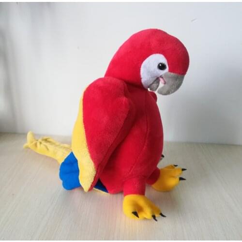 New toy lovely red parrot bird plush toy soft doll about 26cm,birthday gift b2969