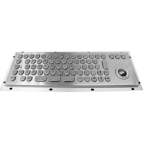 Industrial keyboard 65KEYS with Track-ball used in Bank, Funds service equipment