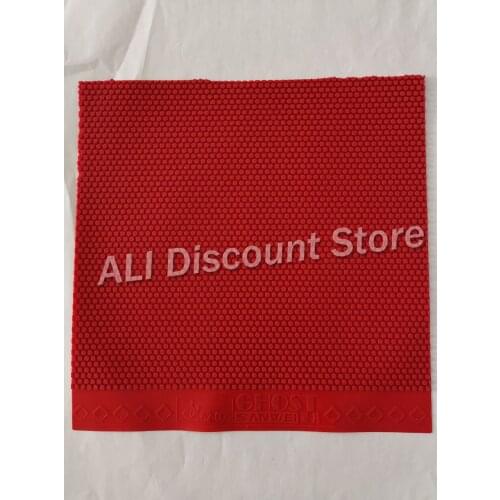 Sanwei Ghost Short Pips-Out Table Tennis (PingPong) Rubber Without Sponge (Topsheet, OX) red
