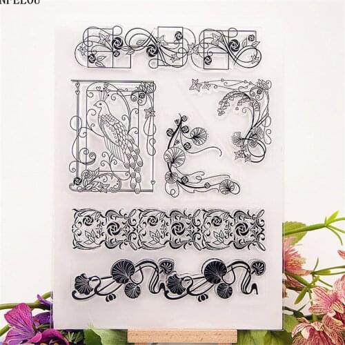 PANFELOU Bud silk hand Transparent Silicone Rubber Clear Stamps cartoon for Scrapbooking/DIY Easter wedding album