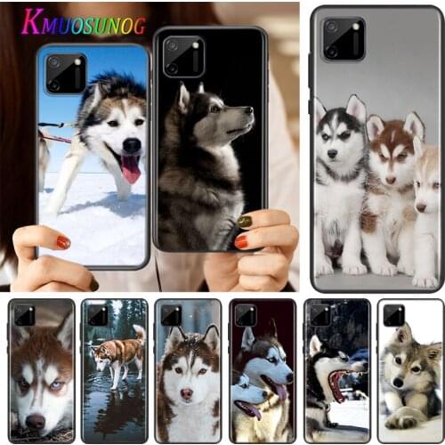 Alaskan Malamute Dog Silicone Cover For Realme V15 X50 X7 X3 Superzoom Q2 C11 C3 7i 6i 6s 6 Global Pro 5G Phone Case