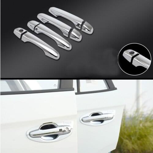 Car-styling Left Handle Car !! ABS plastic Car Side Door hand Cover Trim For Hyundai Creta Cantus ix25 2014 2015 2016 2017 8pcs