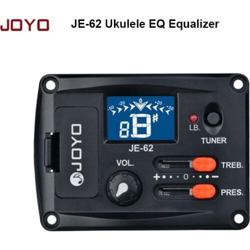 JOYO JE-62 UkuleleEQ Equalizer Musical instrument Preamp Piezo Pickup with Tuner Mini ukelele only UKE Free Shipping