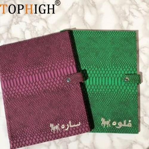 TOPHIGH Python A4 Big Capacity Document Bag Business Briefcase File Folders Customer Design Filing Products Ostrich Gifts