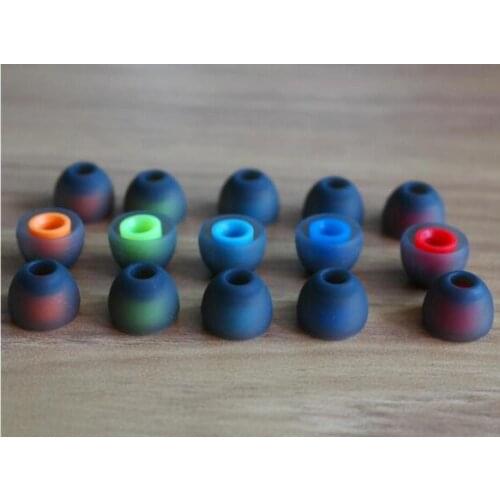 High quality Silicone TPU Bullet shape Headphone Earphone Ear Pads Earbuds In-Ear Eartips Silicone Sleeve S/M/L Size