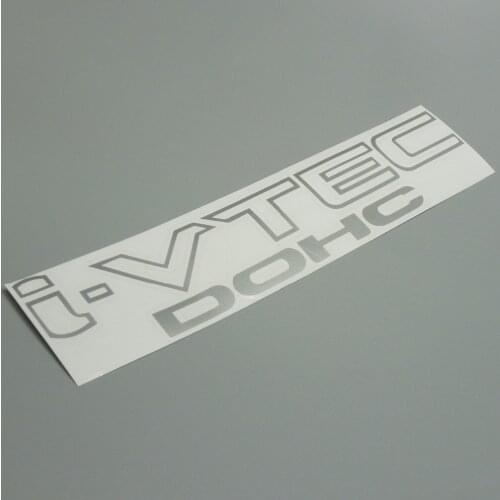 XGS DECAL 2 pack car decal vinyl cut sticker HellaFlush i-vtec 25cm x 6.4cm outdoor waterproof stickers