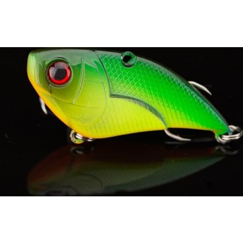 1PCS High Quality Crank Vibration Lures Fishing VIB Lure 50mm 15g Sinking Artificial Vibrator Bass Bait free shipping
