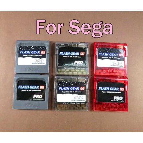 10pcs/lot Flash Gear Pro Flash Card Low Power For SEGA console Game Gear For Sega GG Saving Power Cartridge Card Pcb Board