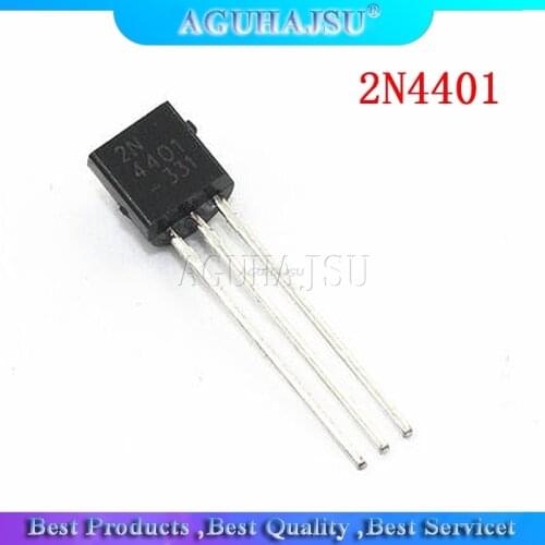 100PCS 2N4401 TO-92 Bipolar Transistors - BJT NPN New original