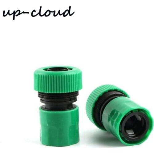 2pcs UP-CLOUD 3/4" 20mm Hose Quick Connector Tap Adapter Garden Irrigation Watering Car wash Water Gun Water Pipe Joint