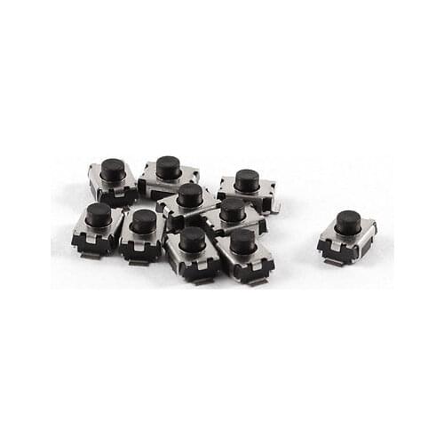 3x4x2.5mm 2-Pin Momentary Round Pushbutton PCB SMD SMT Tactile Switch