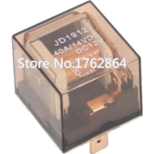 5 PCS Automobile relay DC 12V 40A 4 pin JD1912 horn relay Automotive Lighting Controller