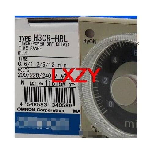 Free Shipping 1pcs/lot H3CR-HRL time relay AC220 0.6/1.2/6/12M