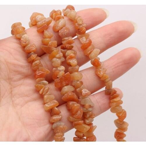 Natural Stone Red Aventurine Beads Irregular Exquisite Gravel Beaded for Jewelry Making DIY Necklace Bracelet Accessories 5-8mm
