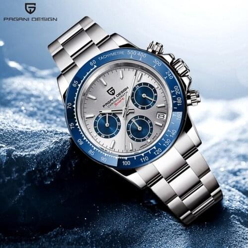 2020 PAGANI DESIGN New Brand Automatic Watch Men Top Luxury Quartz Wristwatch Waterproof Sport Watch For Men Fashion Chronograph