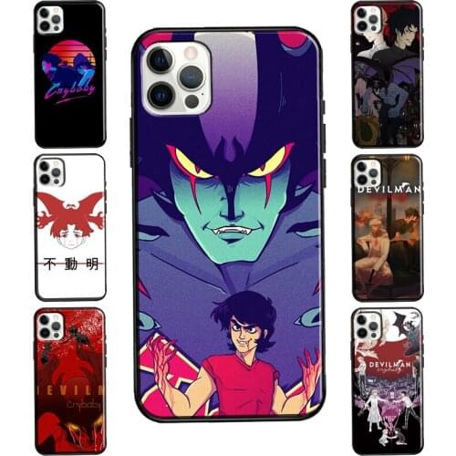 Akira Fudo Devilman Crybaby For iPhone 12 Pro Max 12 mini Case For iPhone 11 Pro Max XS X XR 7 8 Plus SE 2020 Cover