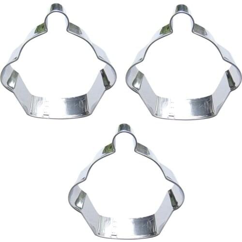 Cake shape shape 3 piece biscuit cutting molds, baking tools, cake decorating soft candy tools