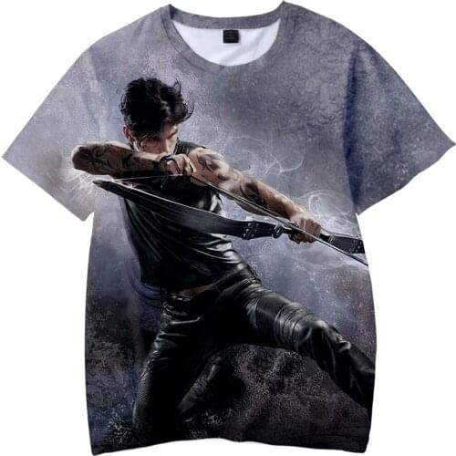 3D Printed Shadowhunters Adapted from TMIs Novel Kids Cool T-shirt Boys/Girls Cool 3d Printing Hip Hop Highstreet Summer Tee