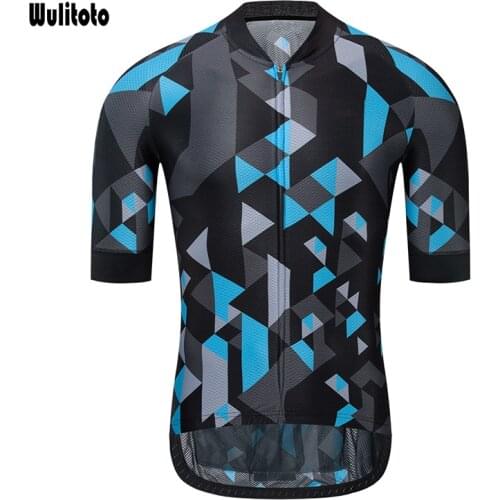 Summer printed short-sleeved quick-drying bicycle sports jersey road cycling For Men