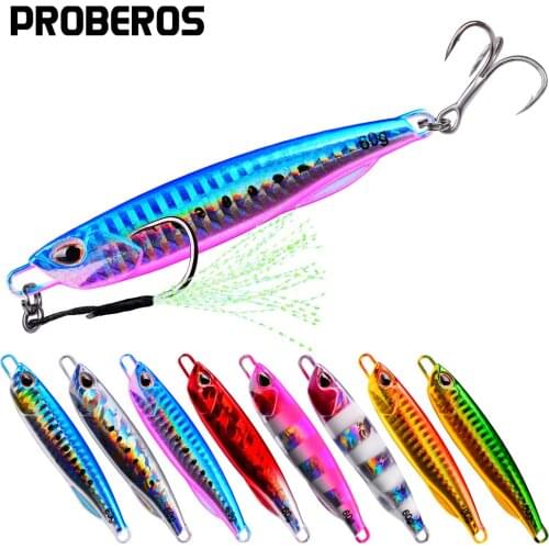 2021 Metal Jig Fishing Lure Weights 10g-60g Trolling Hard Bait Bass Fishing Bait Tackle Trout Jigging Lure Jigs Saltwater Lures