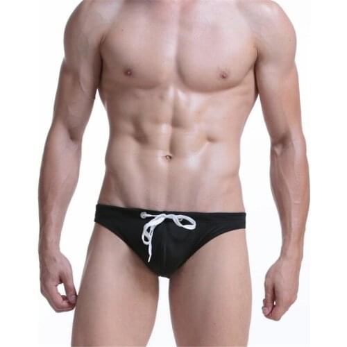 Mens Swim Briefs Sexy Gay Men Swimwear Swimming Trunks Man Bikini Swimsuit Low Rise Bathing Suit Beach Wear Shorts Men Panties