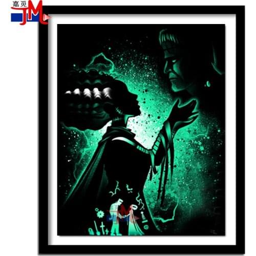 Full Square Drill 5D Diy Diamond Painting "The-Monsters-Bride" Mosaic Diamond Embroidery Fantasy Cartoon Sale Rhinestones Kits