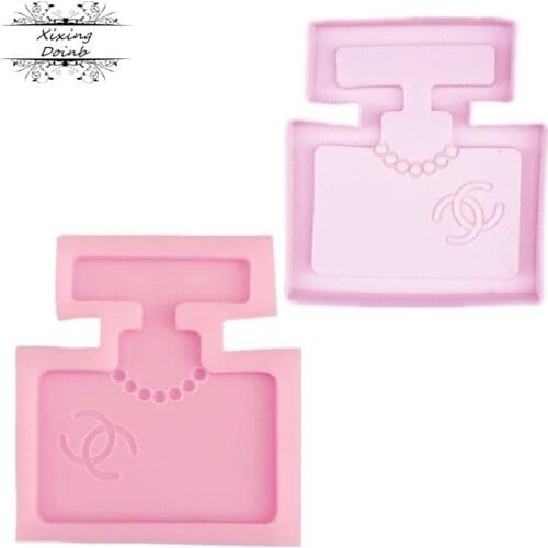 DIY perfume shape silicone cake truffle cake decoration tool Chocolate Candy Mold resin molds