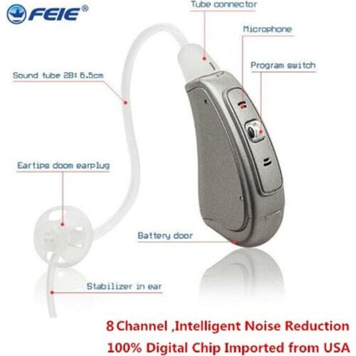 Open Ear RIC Hearing Aid for Hearing loss MY-18S 8 channel digital ear machine 2019 New arrival medical equipment free shipping