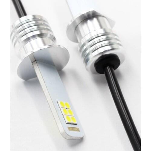 2x H1 Led Fog Lamp Bulb Auto Car Motor Truck 12w 12V 24V White H1 LED Car Light high power LED Bulbs Driving Running Light DRL
