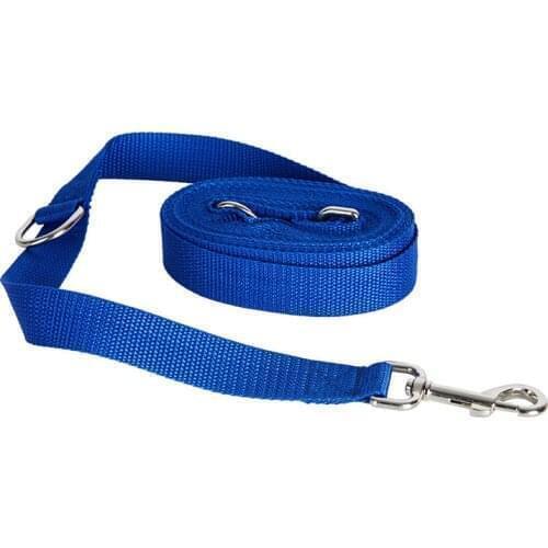 Pet Supplies Dog Leash Double Hook Traction Rope Running Belt Rope Adjustable Waist Imitation Nylon Leash Stainless Steel Hook