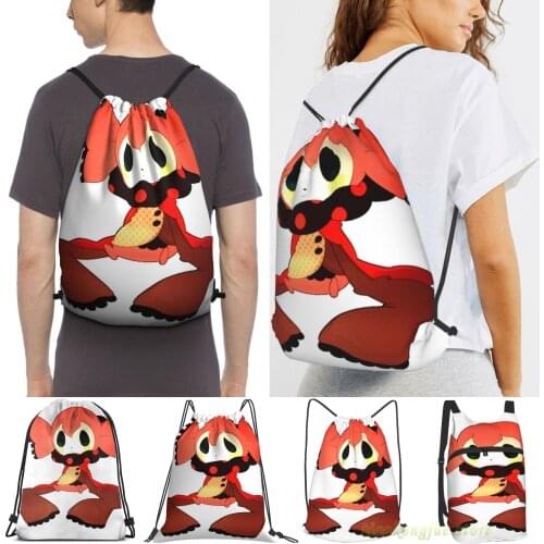 Unisex Drawstring Bags Madoka Magica Witch Women Drawstring Backpacks Men Outdoor Travel Backpacks Training Fitness Bag