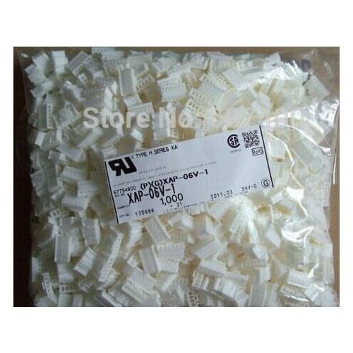 XAP-06V-1 CONN XA HOUSING 6 POS 2.5MM JST Connectors terminals housings original parts
