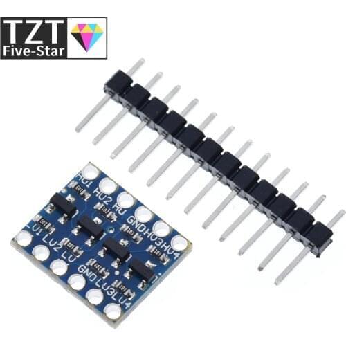 TZT 4 channel IIC I2C Logic Level Converter Bi-Directional Module 5V to 3.3V