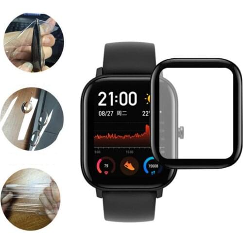 1pc Cover For Xiaomi Huami Amazfit Bip Screen Protectors TPU Case Cover Protect Shell For Huami Amazfit GTS PMMA PC