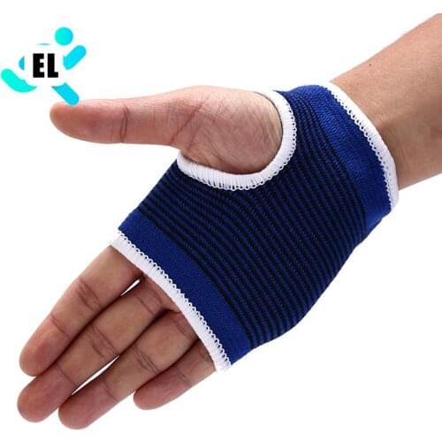 1PCS Wrist Support Elastic Hand Palm Brace Wrap Band Sleeve Guard Barbell Straps Sports Gym Training Basketball Tennis Bandage